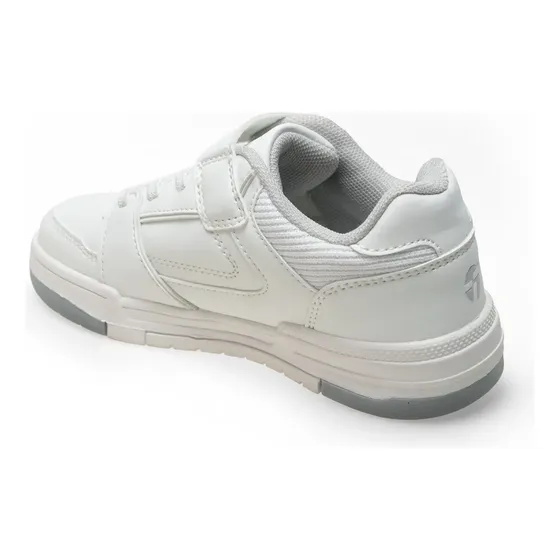 Zapatilla Topper Quarter Cs Teen Bla/gr Blanco Liso 35 Ar