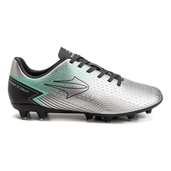 Botines De Fútbol Para Hombre Stingray Color Plata Topper Plata Liso 41 Ar
