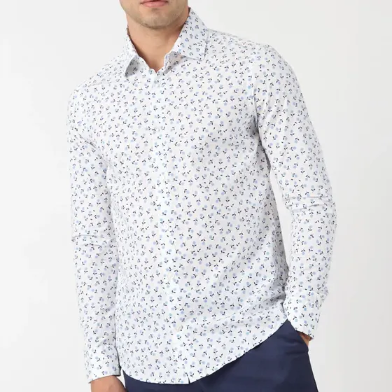 Camisa Hombre Ml Aito Blanca Tascani