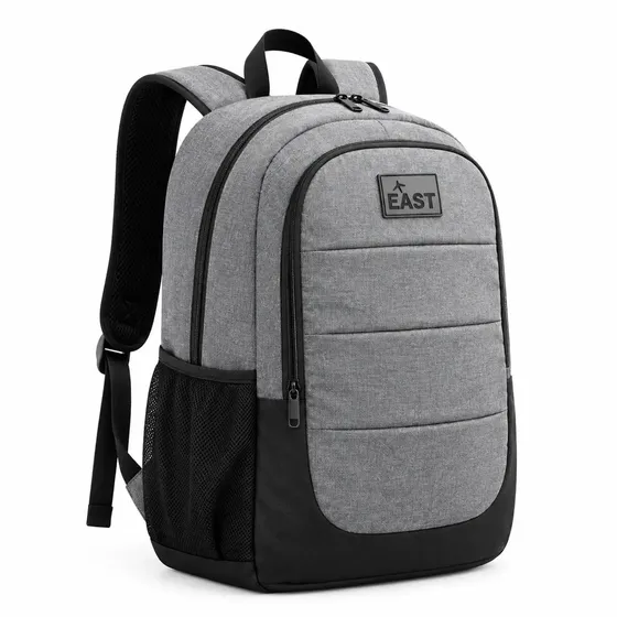Mochila Eastravel Gris Urbana Escolar Porta Notebook
