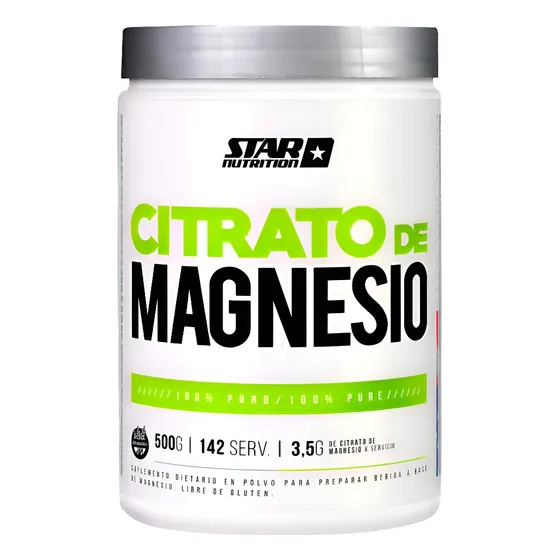Star Nutrition Citrato De Magnesio Dietario 500gr Local