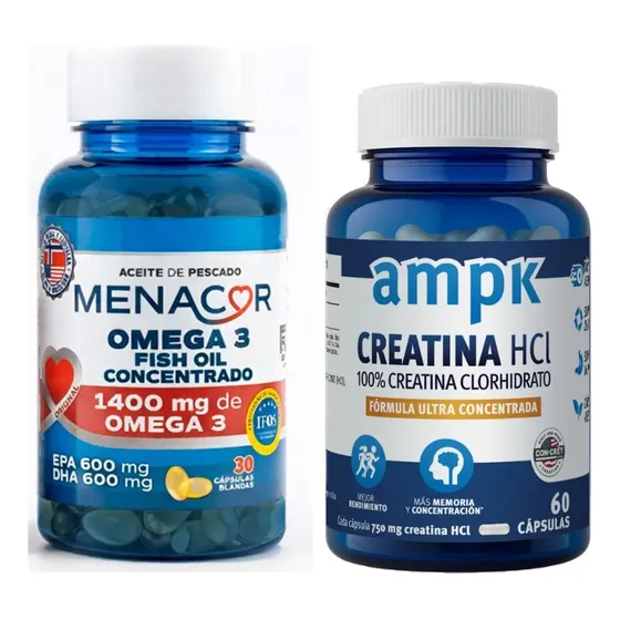 Omega3  30 Caps + Creatina Hcl