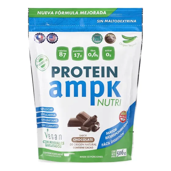 Framingham Pharma Proteína Vegana Chocolate AMPK 506g Libre Gluten
