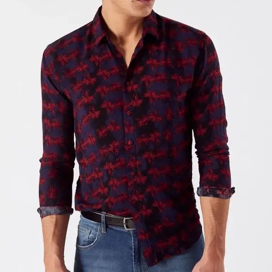 Camisa Ml Almare Azul