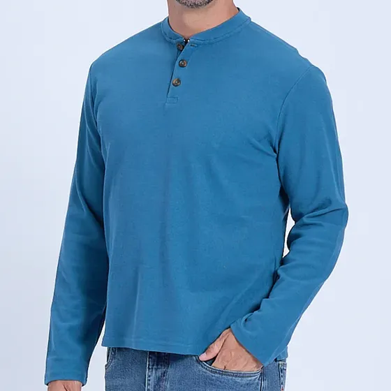 Remera Manga Larga Waflle Hombre Sachie Oxford Polo Club