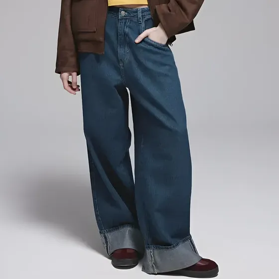 Pantalon Mujer Como Quieres Jean Baggy Silves 22 36