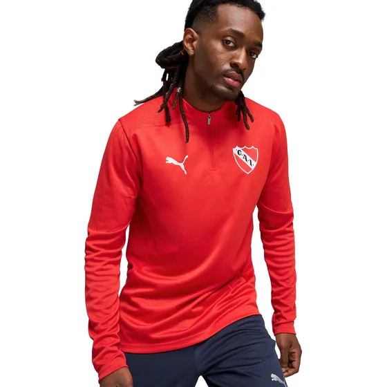 Buzo Puma Cai Hombre Fútbol Rojo