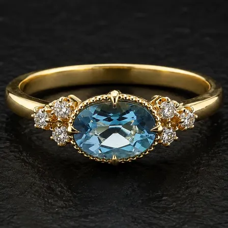 Anillo Mujer Plata 925 Moissanita Diamante Ajustable Regalo