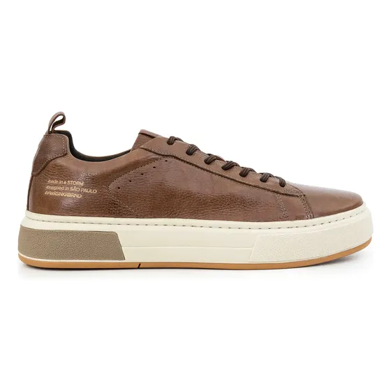Zapatilla Cuero Hombre Sneaker Zapato Urbano Goma Briganti