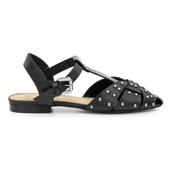 Sandalia Mujer Cuero Zueco Vestir Zapato Moderno Briganti