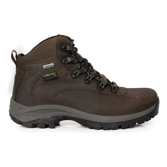 Bota Cuero Hombre Borcego Impermeable Agua Trekking Briganti