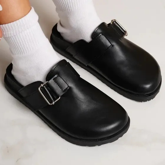 Zapato Zueco Comodo De Mujer Tipo Birk Greco