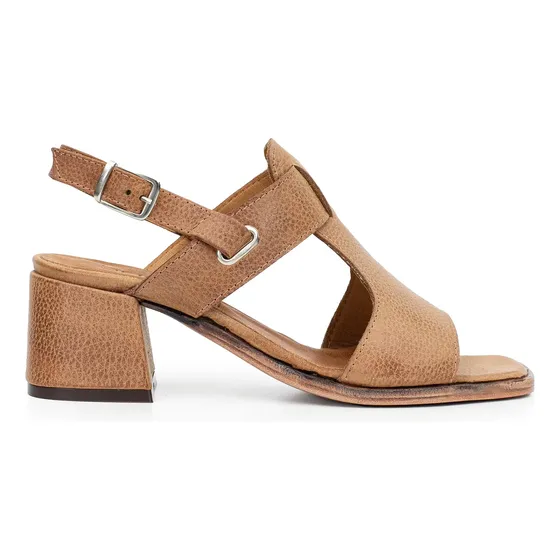 Sandalia Mujer Cuero Vestir Moderna Zapato Hebilla Briganti