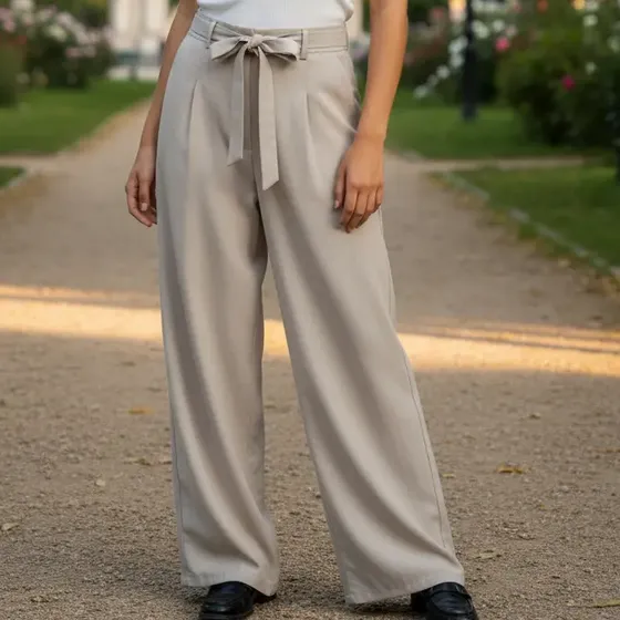 Pantalón Sastrero Tiro Medio Tencel Lidia Mujer Nano