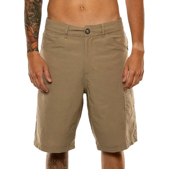 Bermuda Volcom Lifestyle Hombre  Ripstop - Marron Ras
