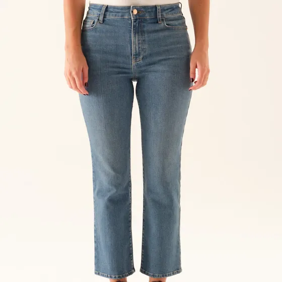 Jean Mujer Recto Tiro Alto 340 Sail