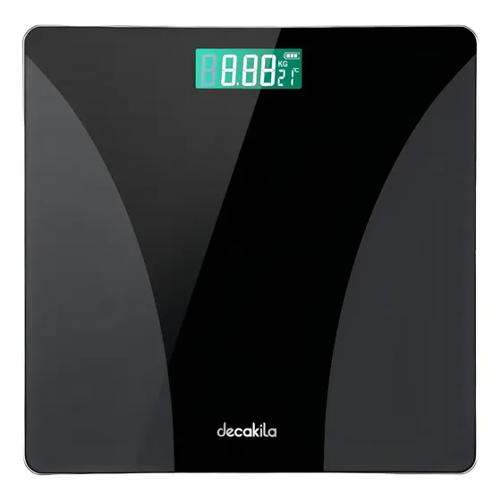 Balanza Digital Baño Corporal 180kg Vidio Templado Decakila