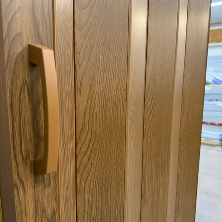 Puerta Plegadiza 80x200 Con Marco Imantado Kit Completo Cedro Alp