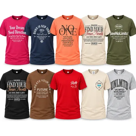 Pack X10 Remeras Algodón Premium Estampadas Surtidas Surtido Estampados Surtidos Xl Estampado