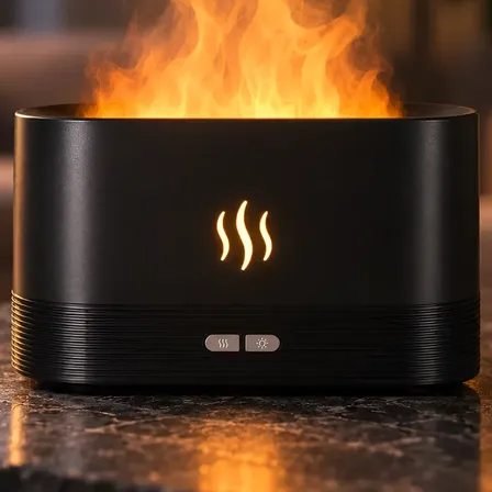 Difusor Humidificador Aromatizador Ultrasónico Usb Led Fuego