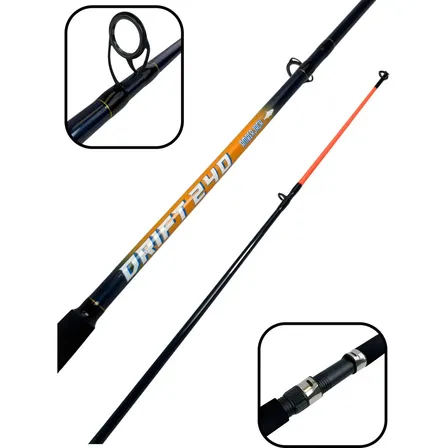 Caña Amberjack Drift 2,40 Mts 100/200 Grs 2 Tramos Variada 2.40 Mts