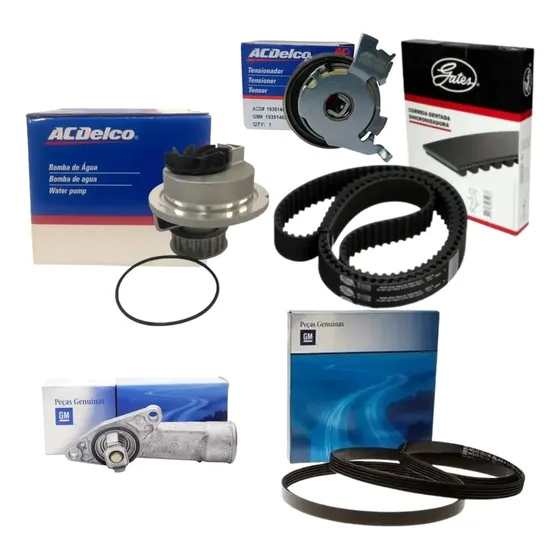 Kit Distribucion Completo Y Correa Poly V P/ Meriva Corsa 2