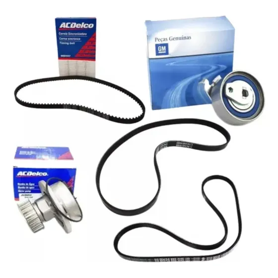 Kit Distribucion + Bomba Acdelco + Correas Poly V Prisma Joy