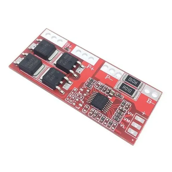 Modulo De Proteccion Para 4 Baterias Li-ion 18650 Bms 4 Celdas 30a