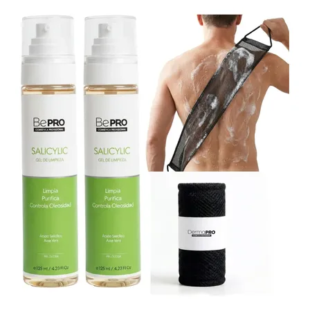 Gel Anti Acné Ácido Salicílico 2x1 + Toalla Exfoliante