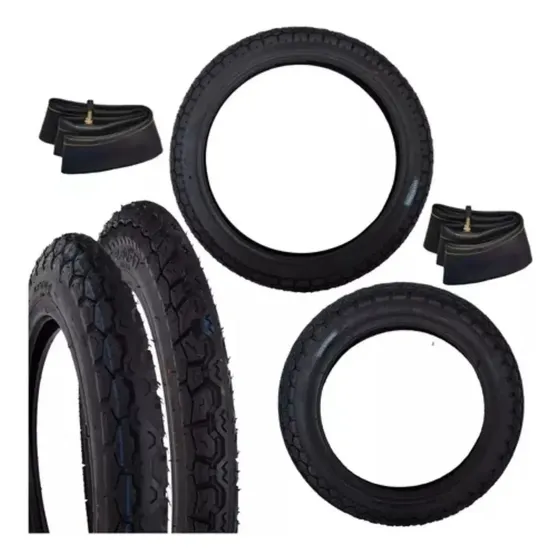 Juego Cubiertas Motomel Blitz 110 Delantera/traser + Camaras