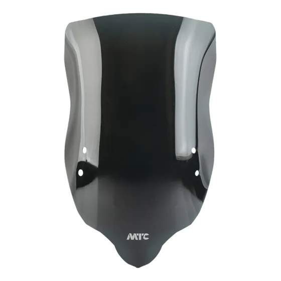 Parabrisa Elevado Con Soporte Bajaj Rouser Ns200 Negro Mtc