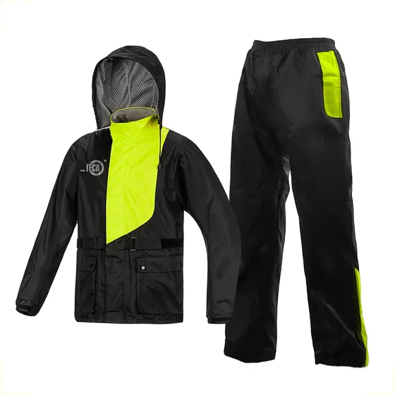 Traje Equipo Moto Lluvia Impermeable Reforzado Calidad