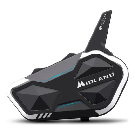 Intercom Moto Casco Midland R1 Mesh 6 Pilotos Gps Musica X1u