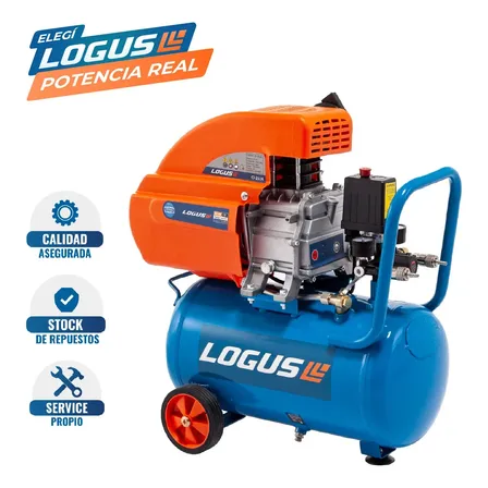 Compresor Aire Logus 2HP 24 Litros Portatil