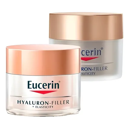 Eucerin Combo Hyaluron Filler + Elasticity Crema Dia + Noche Normal Normal