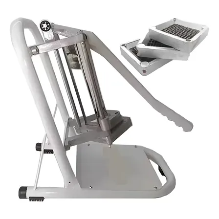 Cortadora De Papas Fritas Baston Vertical Maquina Industrial Blanco