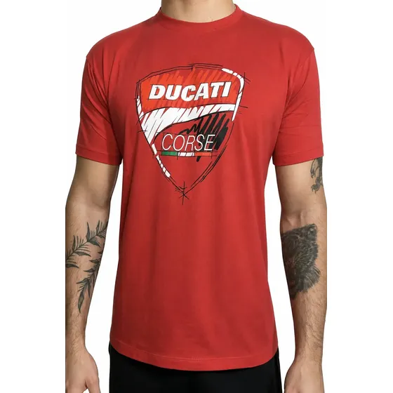 Remera Moto Ducati Negra Cr Motoscba