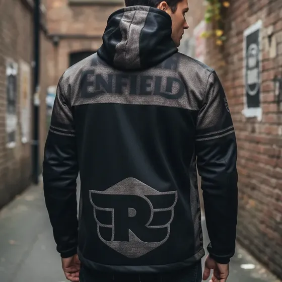 Campera Moto Royal  Enfield Deportiva Sublimada Full Print