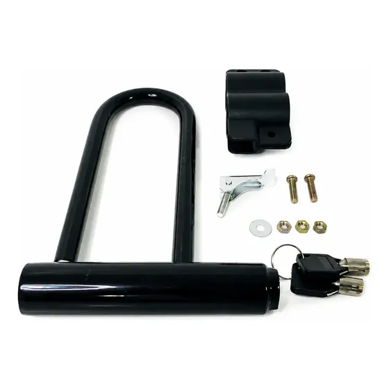 Traba Candado U Llave Horquilla Piton Universal Moto 180*320