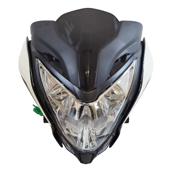 Farol Optica Completo Para Bajaj Rouser Ns200 Blanco