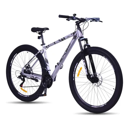 Bicicleta Mtb Luxus Mboi R29 21vel Shimano Frenos A Disco Plateado S
