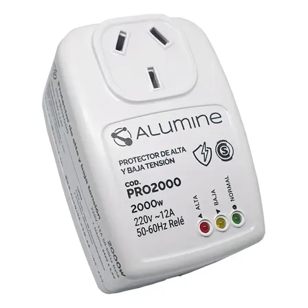 Protector Tensión Alumine Pro 2000 220V Para Heladeras TV Compresores