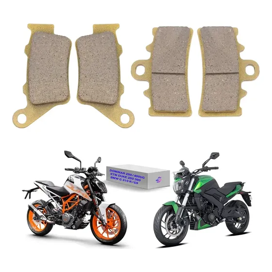 Pastillas Traser Delanter Dominar 250/400ug Ktm 390 Bmw G310