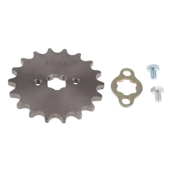 Piñón De Motor Delantero Con Dientes Para Sdg 110 Cc 125 Cc 420-18t-17 Mm
