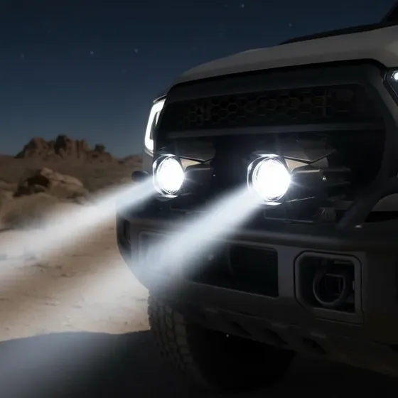 Faros Led X2 Baja Alta Flash Universal Adaptable