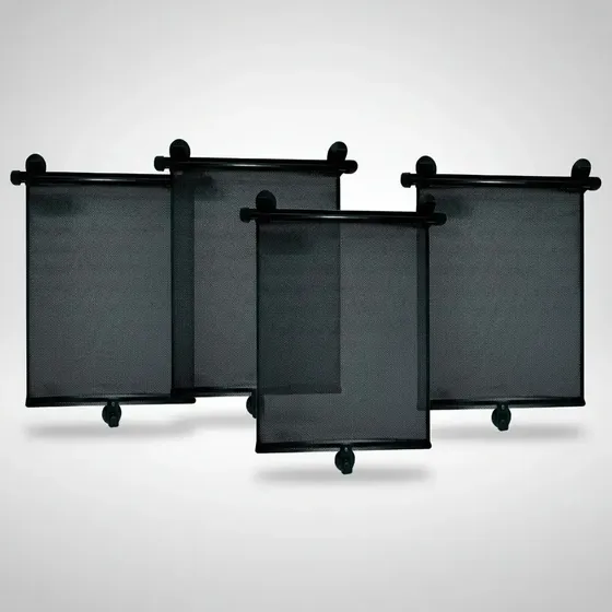 Cortinas Parasol Auto Coche Enrollable Protege Ventanilla 4u