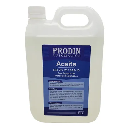 Aceite Neumático Equipos De Protección Sae 10 Iso Vg32 2 Lts