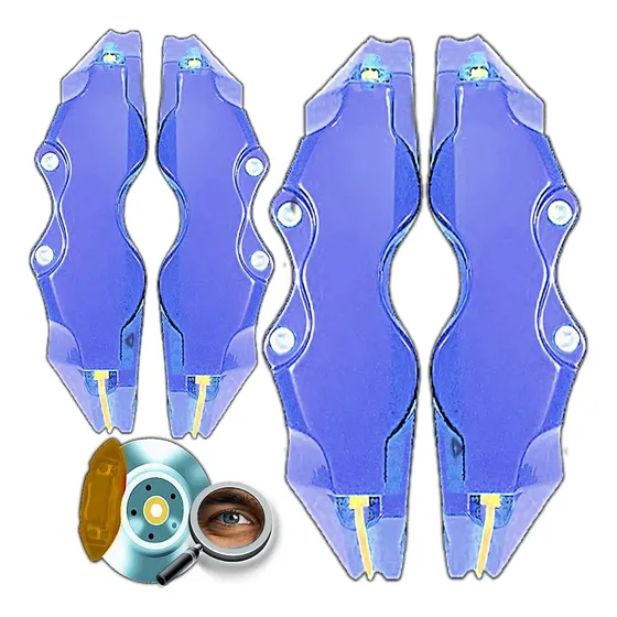4 Cubre Caliper Azules Universales 2x24cm & 2x19cm