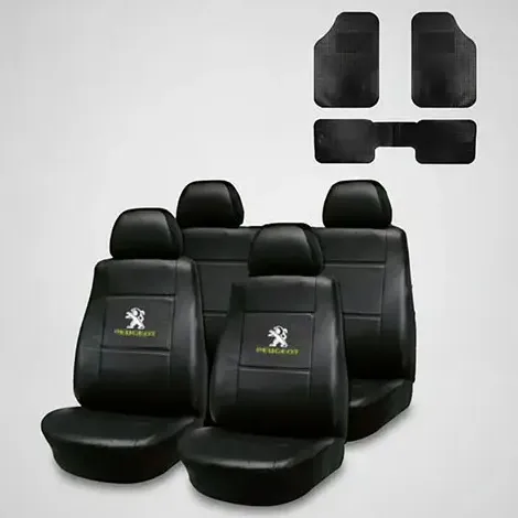 Fundas Asiento Cuerina P Peugeot 405 205 206 306 Alfombra 3p