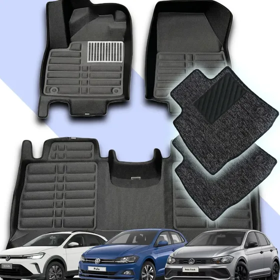 Cubre Alfombra Termoformadas Volkswagen Nivus/polo 2018-2025